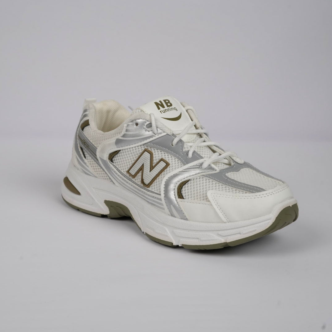 New Balance 530 – White / Olive