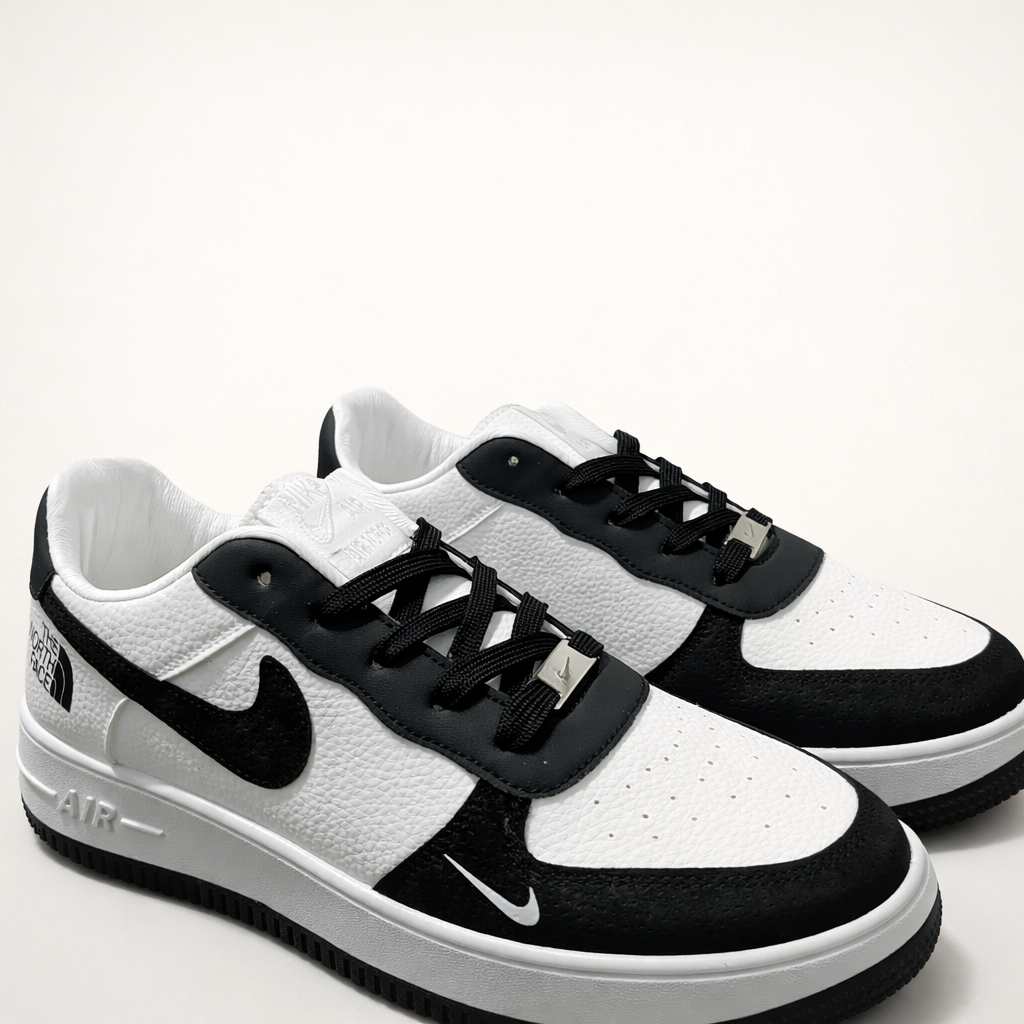 AF1 x TNF Black/White