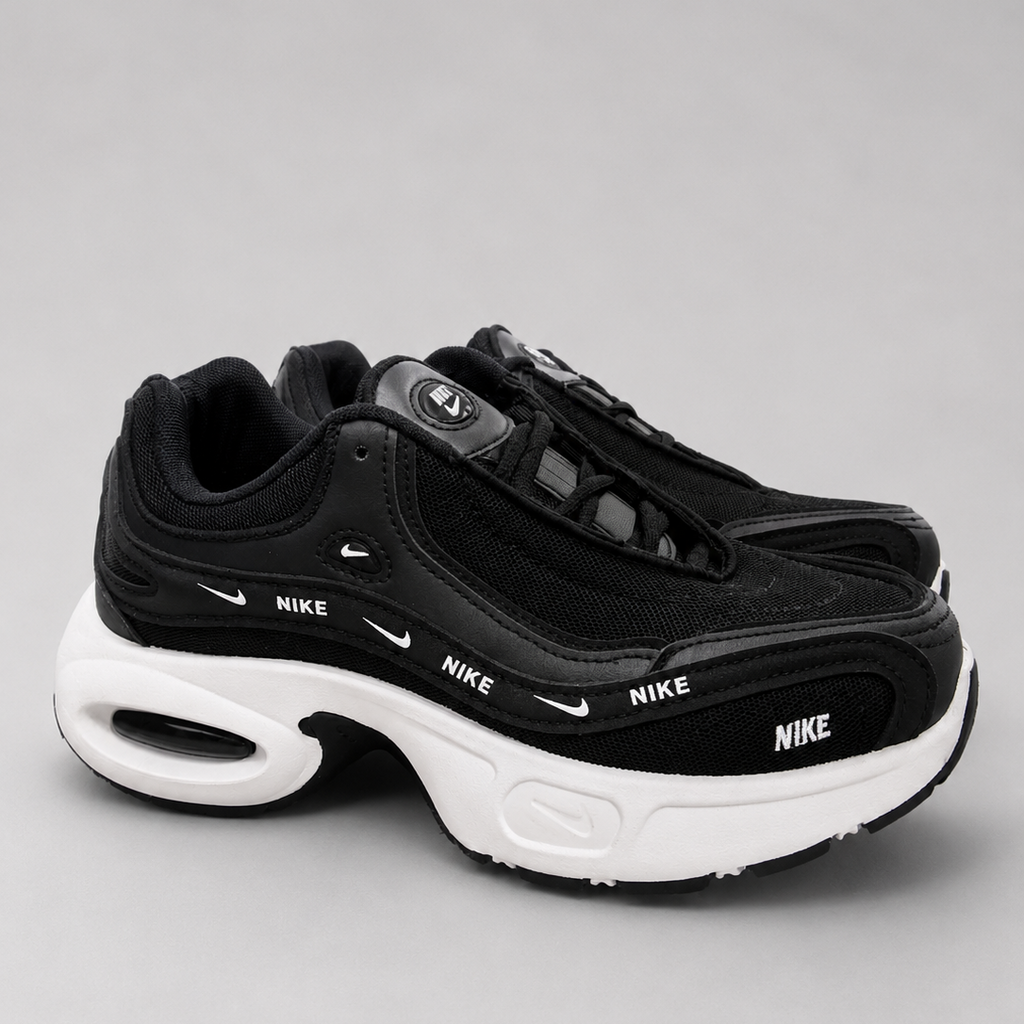 Nike Air Max Sneakers – Black & White