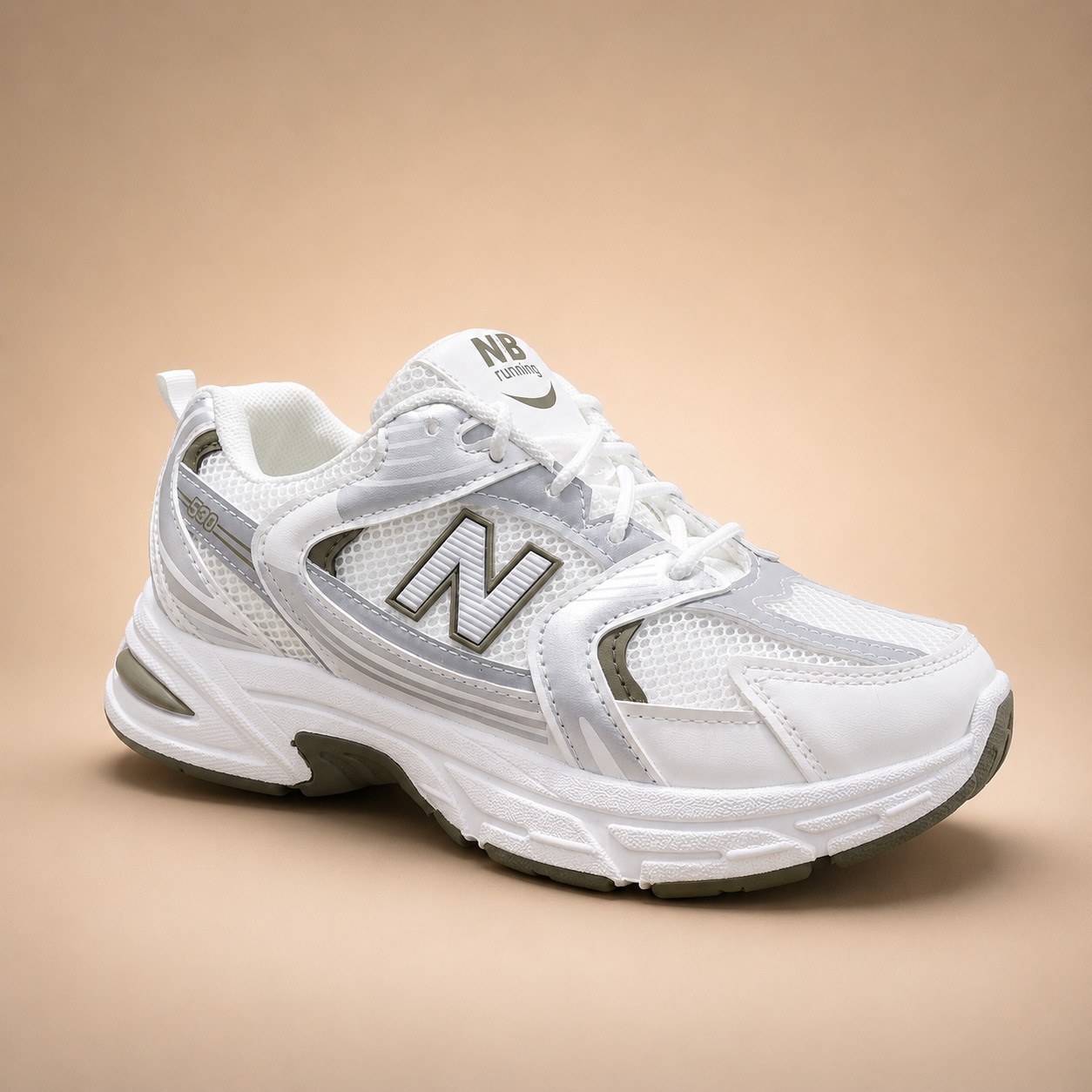 New Balance 530 White-Olive